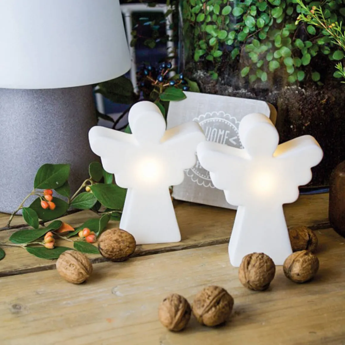 8 seasons design Shining Angel Micro LED Akkuleuchte