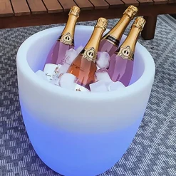 8 seasons design Shining Curvy Cooler RGB LED Dekoleuchte & Weinkühler