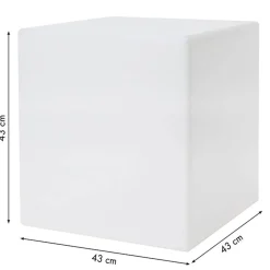 8 seasons design Shining Cube 43 LED Solar- / Dekoleuchte