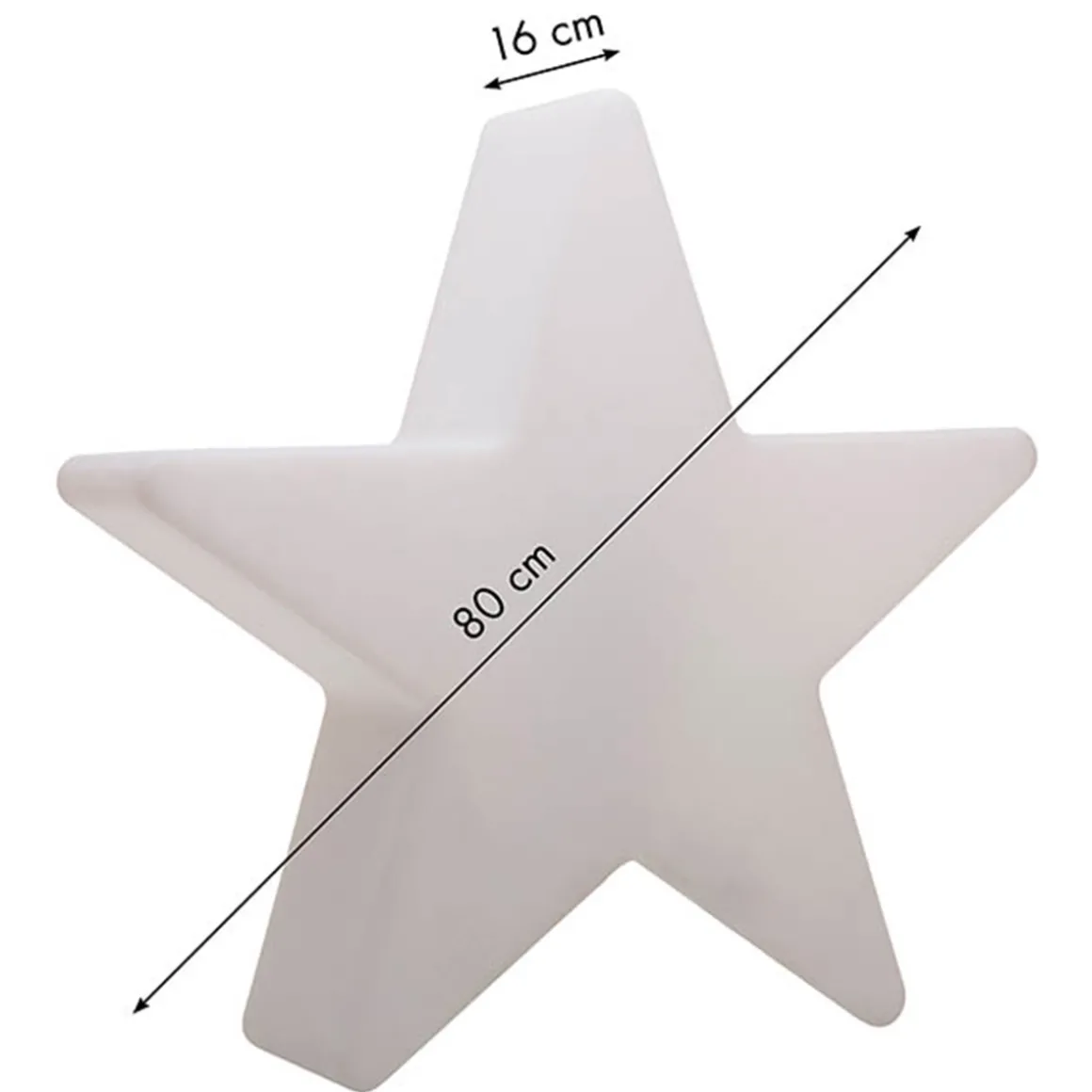 8 seasons design Shining Star Dekoleuchte, Höhe: 71,5 cm