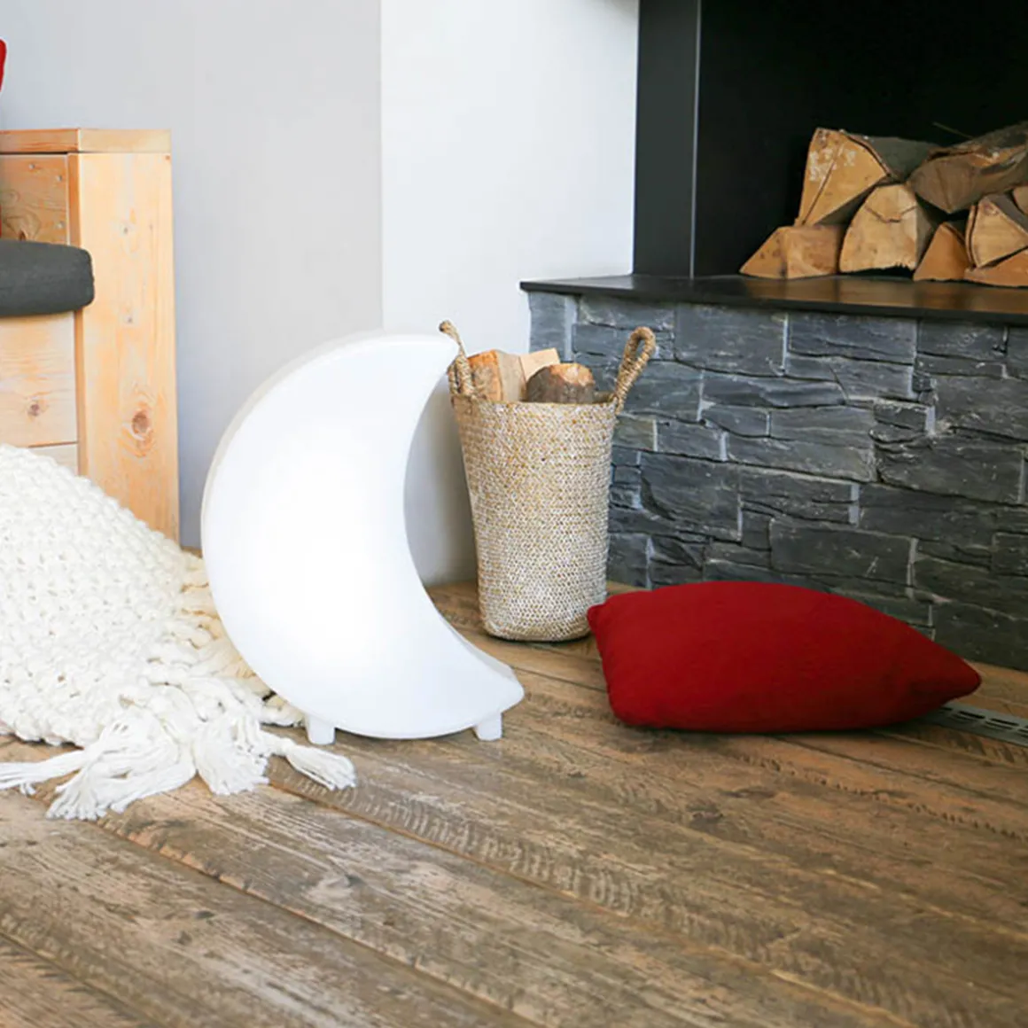 8 seasons design Shining Star und Moon Dekoleuchte, 2er-Set