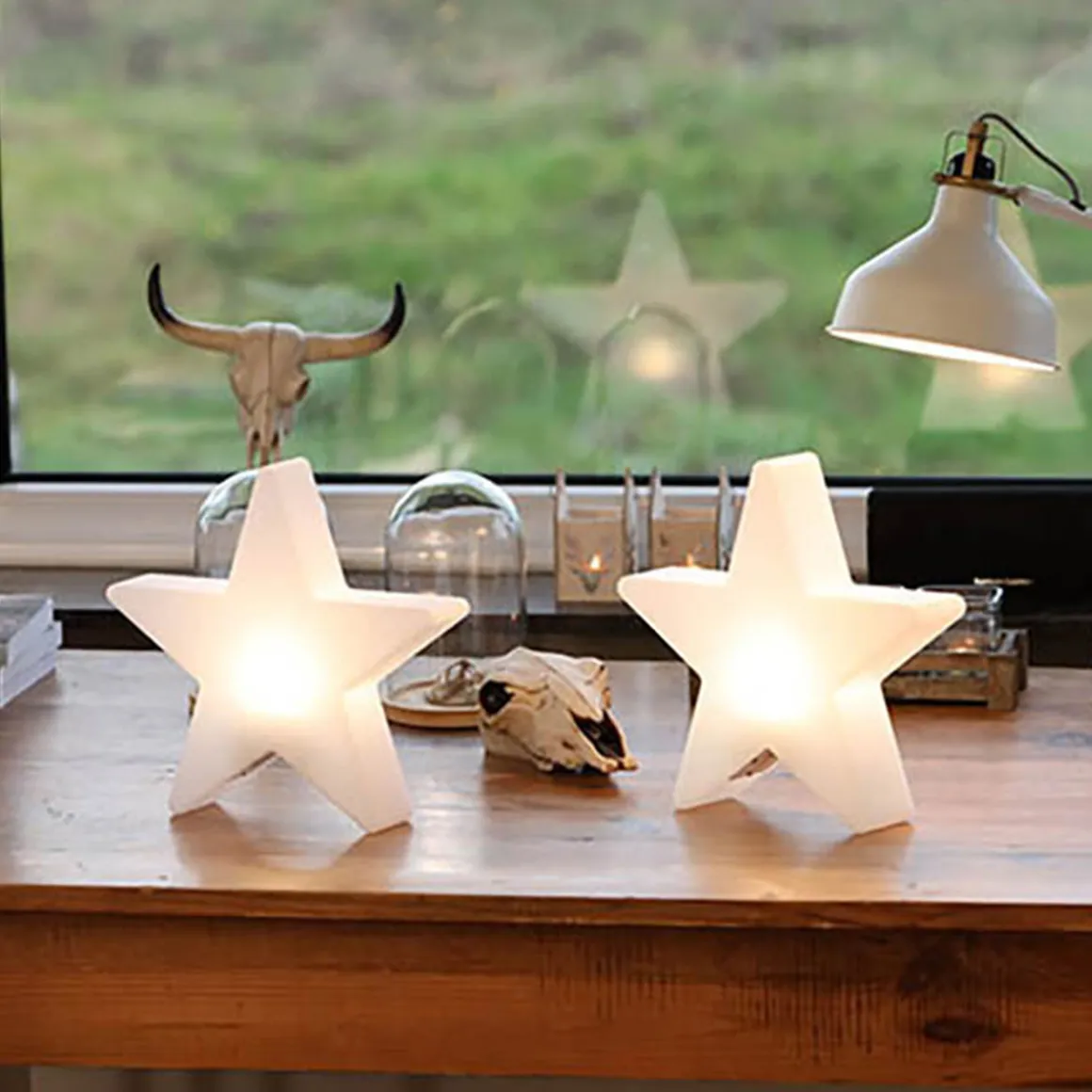 8 seasons design Shining Star LED Akkuleuchte