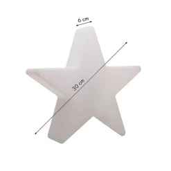 8 seasons design Shining Star LED Akkuleuchte