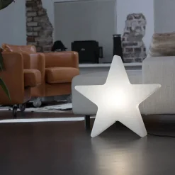 8 seasons design Shining Star Merry Christmas Dekoleuchte, Höhe: 54 cm