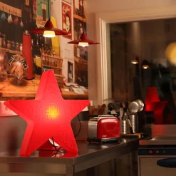 8 seasons design Shining Star Merry Christmas Dekoleuchte, Höhe: 54 cm