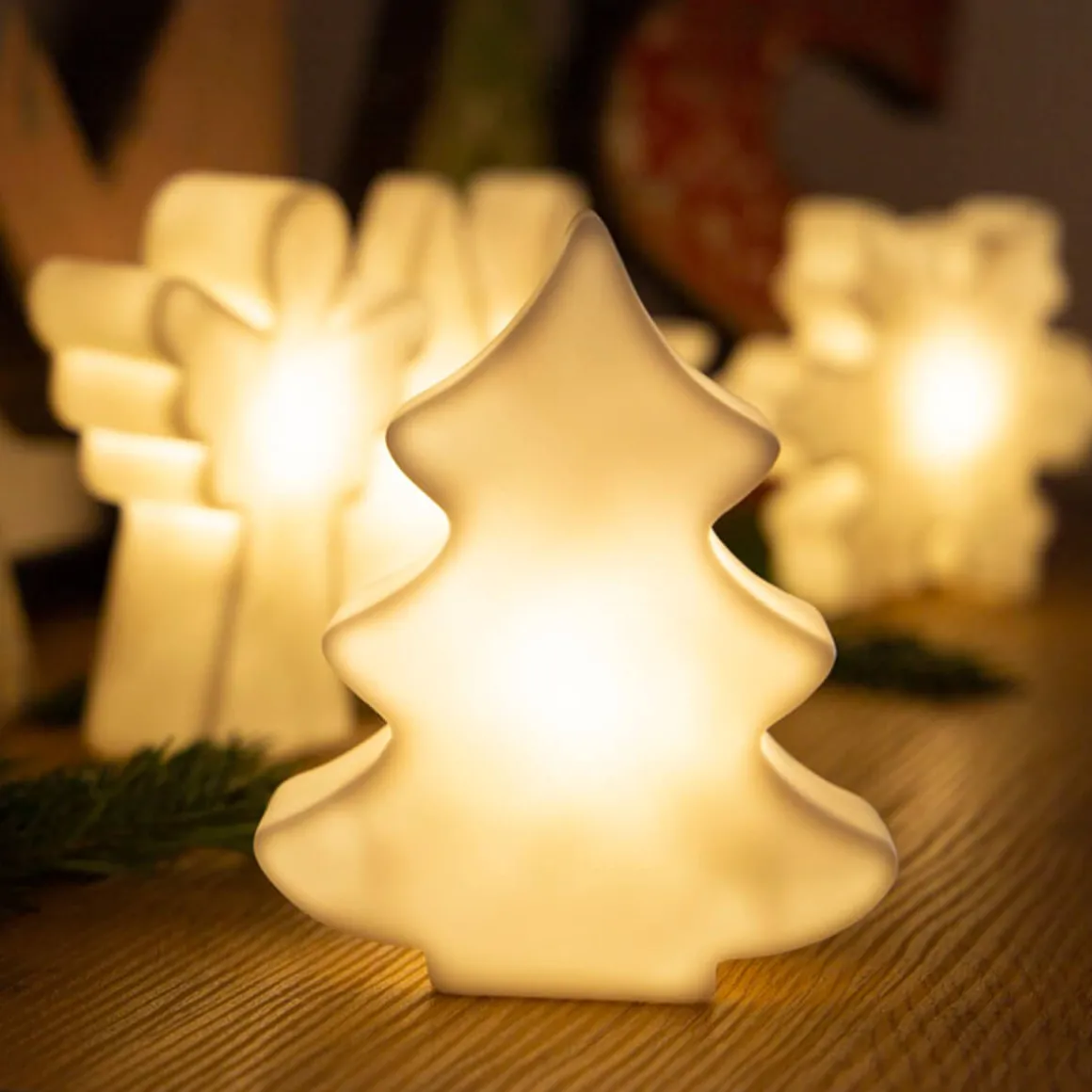 8 seasons design Shining Tree Micro LED Akkuleuchte