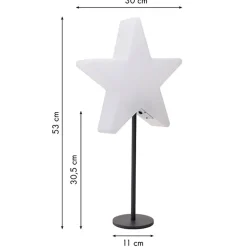 8 seasons design Shining Window Star LED Akkuleuchte
