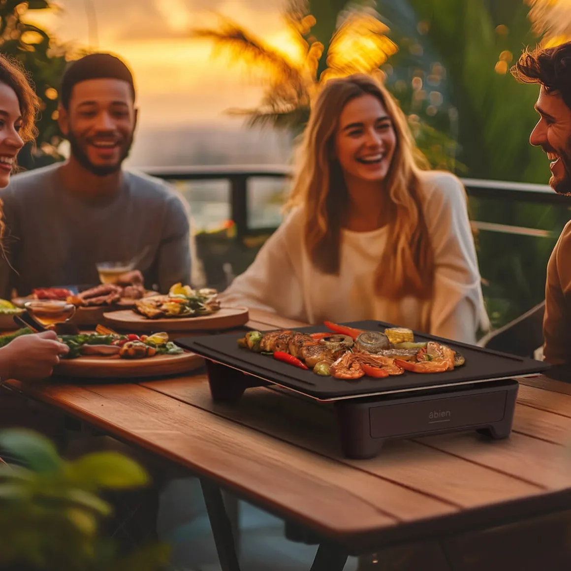 abien MAGIC GRILL Elektrogrill & Tischgrill
