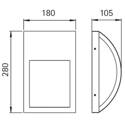 Albert 6961/2 Außenwandleuchte