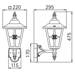 Albert 1804 Außenwandleuchte