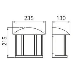 Albert 3225 Außenwandleuchte