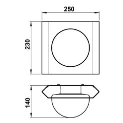 Albert 626116 Außenwandleuchte