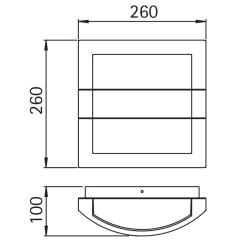 Albert 696191 Außenwandleuchte
