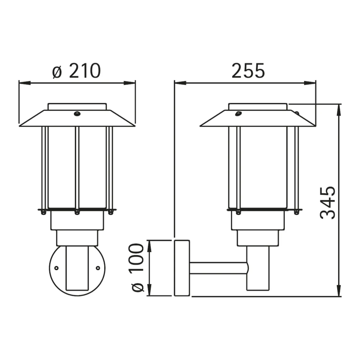Albert 69023 Außenwandleuchte