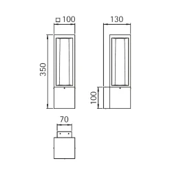 Albert 0213 Außenwandleuchte