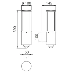 Albert 6903 Außenwandleuchte