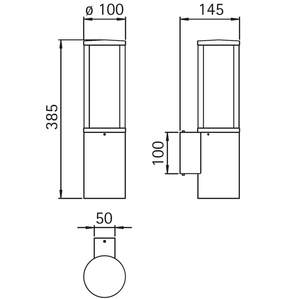 Albert 6903 Außenwandleuchte