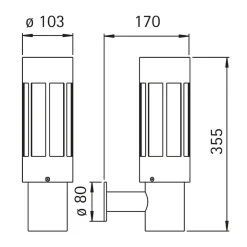 Albert 6902 Außenwandleuchte