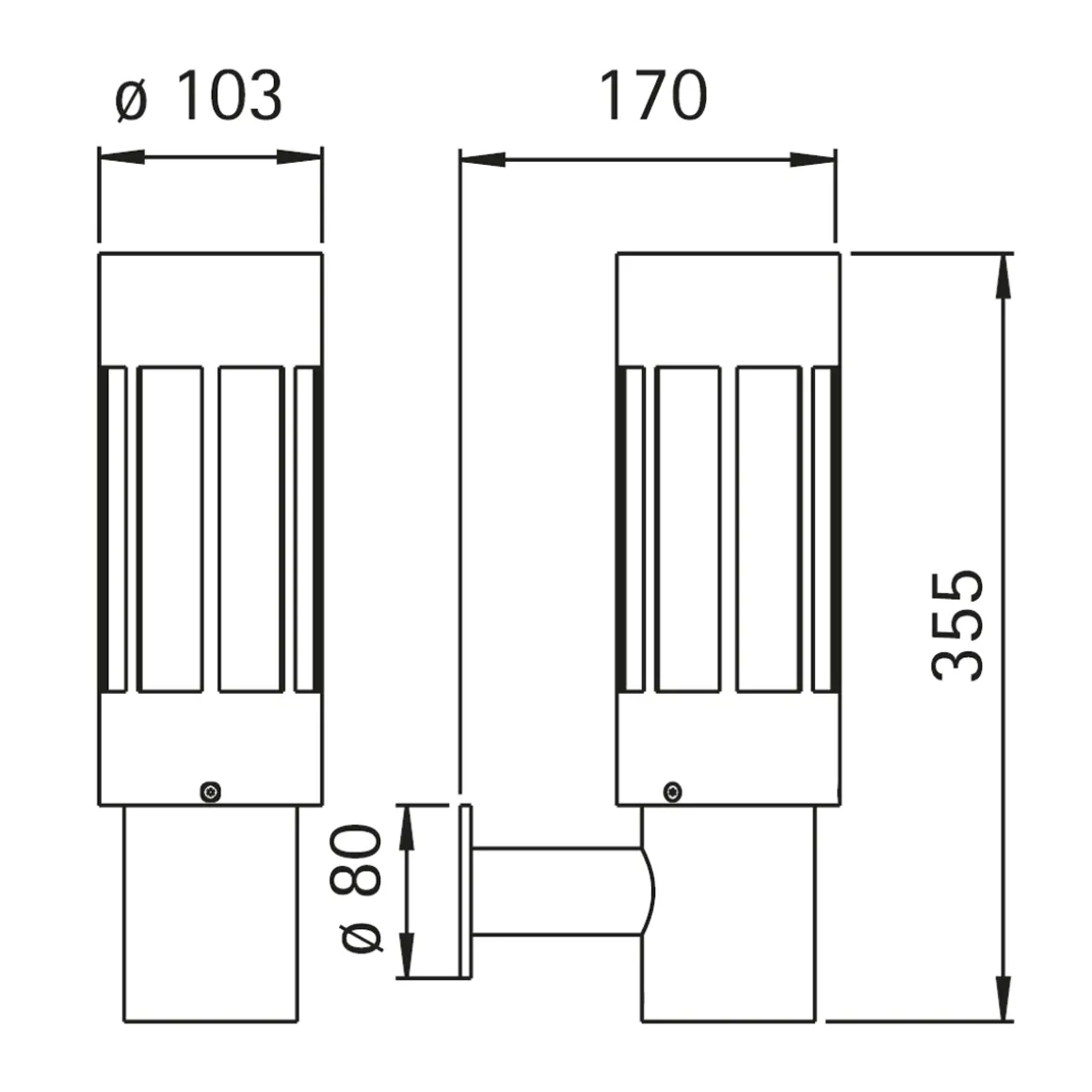 Albert 6902 Außenwandleuchte