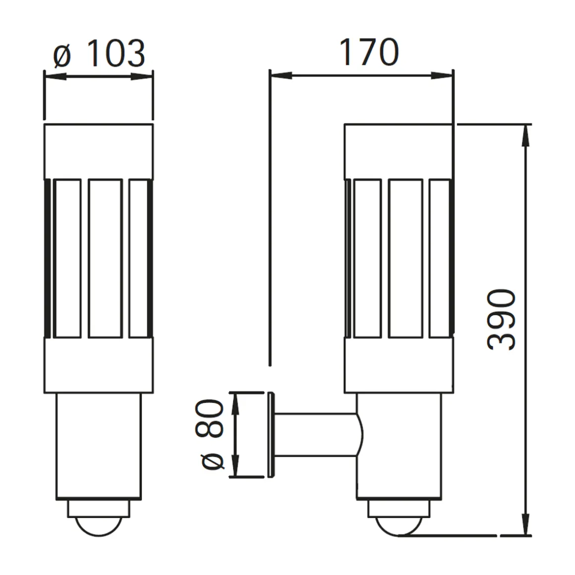 Albert 6902 Außenwandleuchte