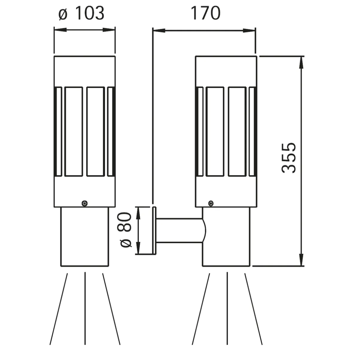Albert 6902 Außenwandleuchte