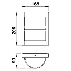 Albert 696220 Außenwandleuchte