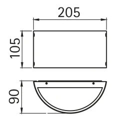 Albert 69614 Außenwandleuchte