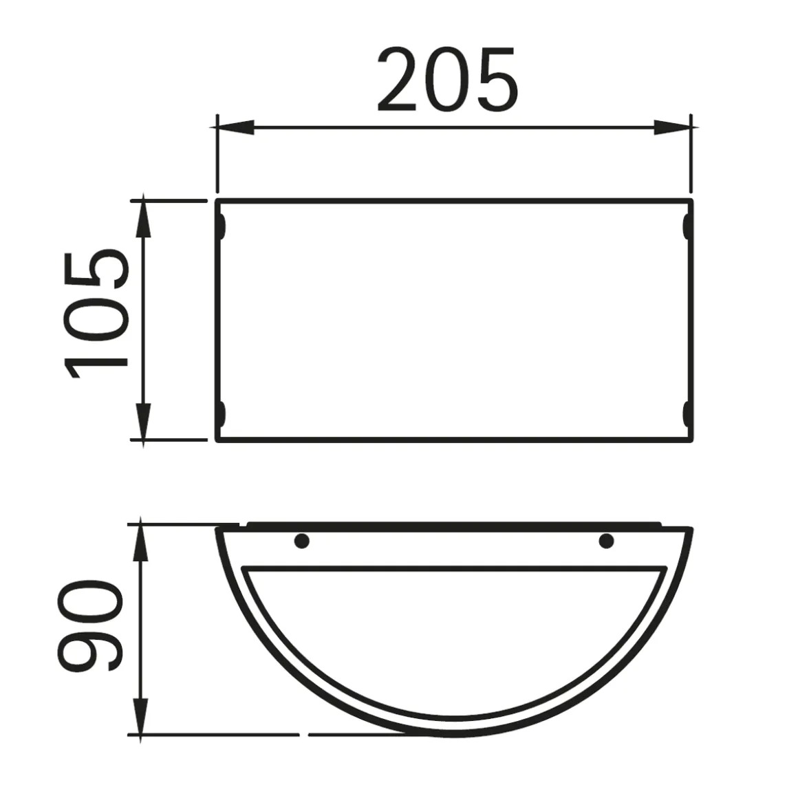 Albert 69614 Außenwandleuchte