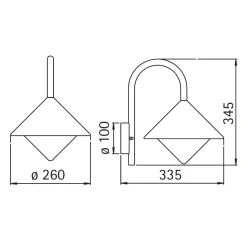 Albert 0645 Außenwandleuchte