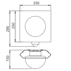 Albert 69611/2 Außenwandleuchte