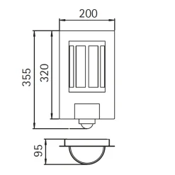 Albert 69611/4 Außenwandleuchte