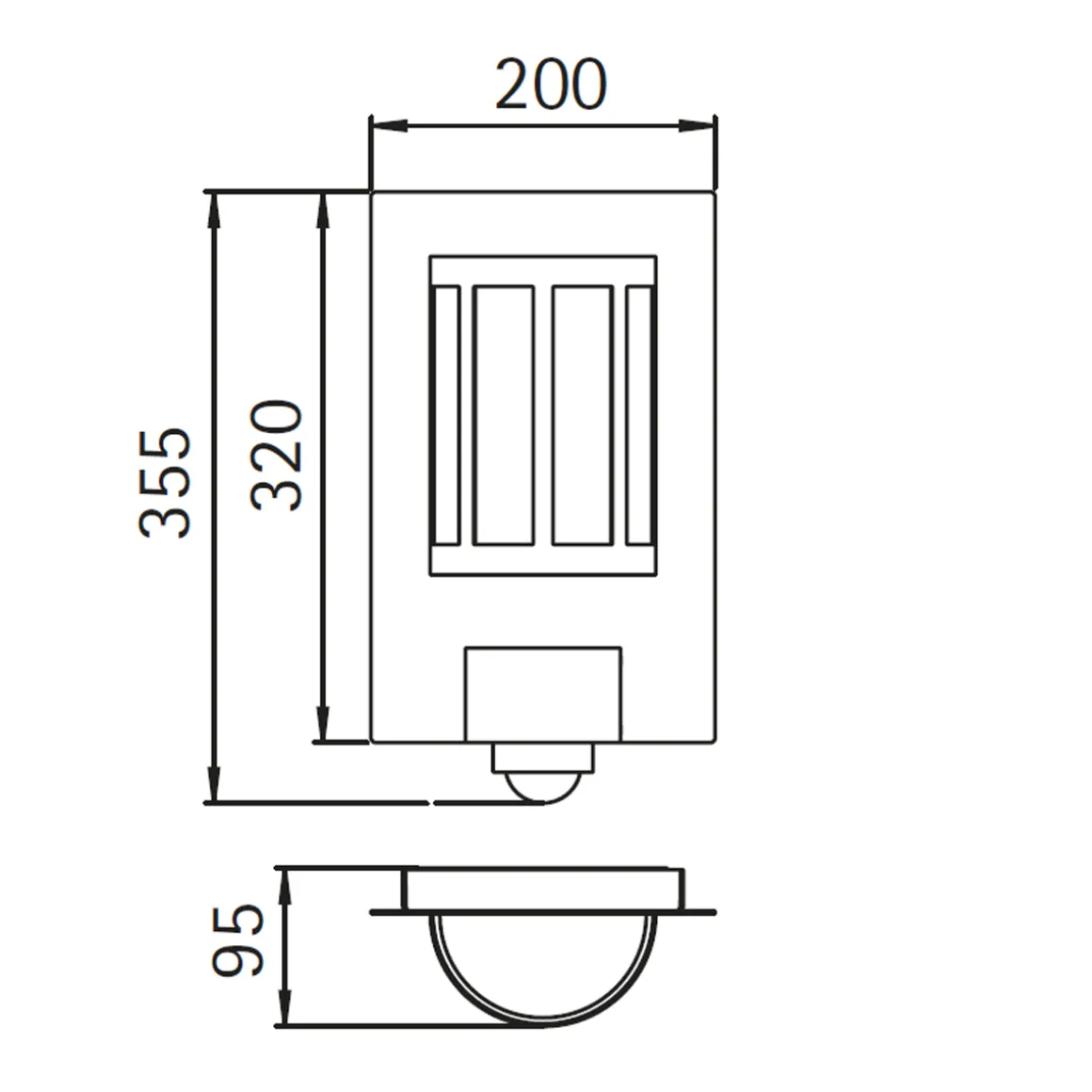 Albert 69611/4 Außenwandleuchte