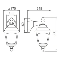 Albert 1813 Außenwandleuchte