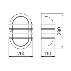 Albert 6046 Außenwandleuchte