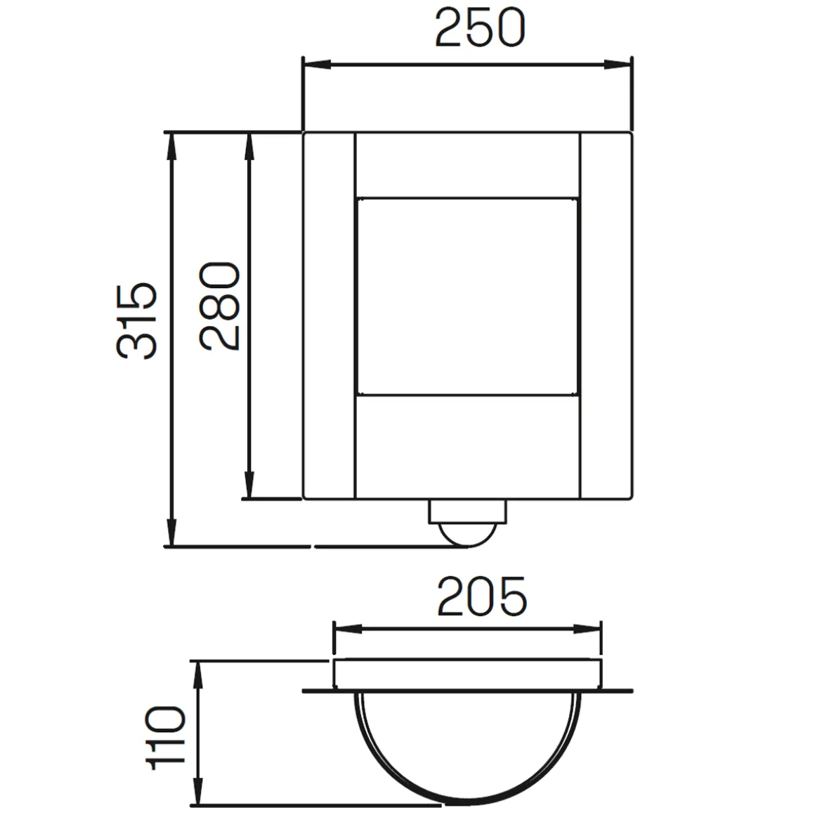 Albert 69618 Außenwandleuchte