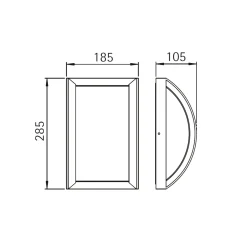 Albert 6289 Außenwandleuchte