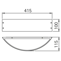 Albert 69634 Außenwandleuchte LED