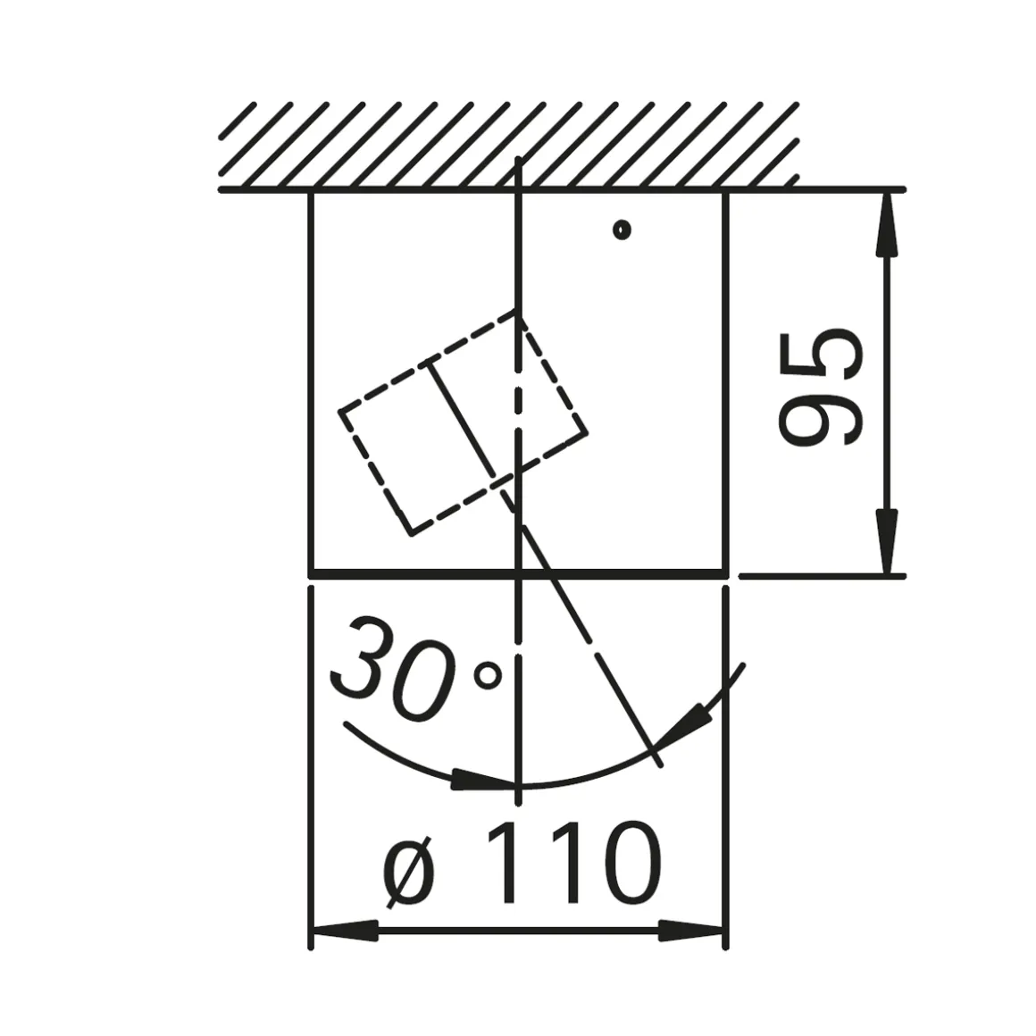 Albert 2319 Deckenstrahler, B-Ware