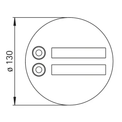 Albert 690945/6 Klingelplatte