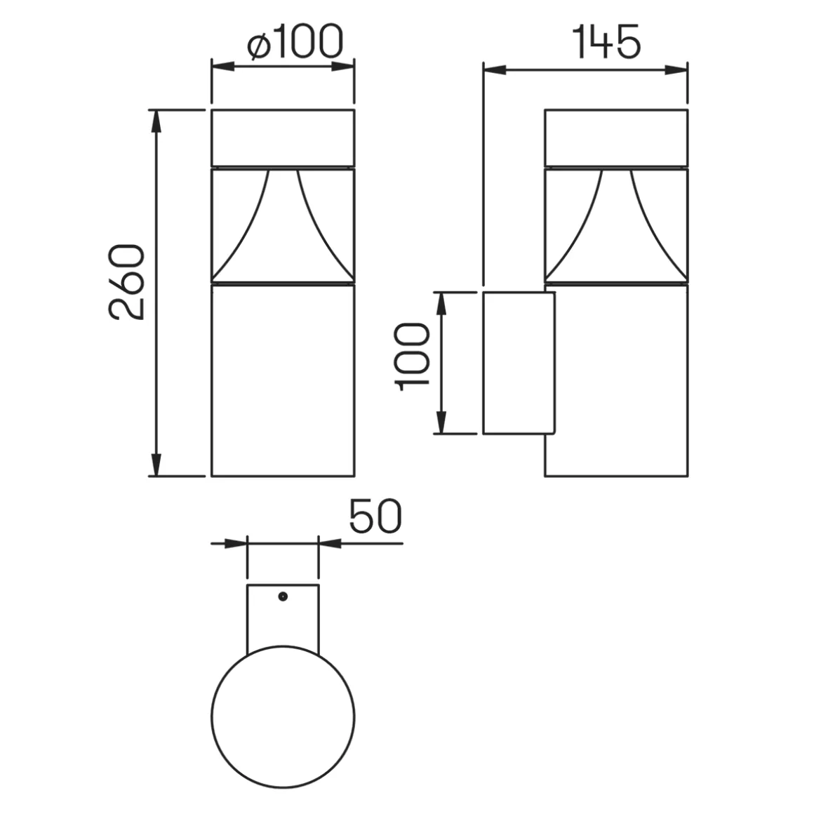 Albert 0275 LED Außenwandleuchte