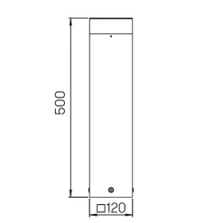 Albert 2293 LED Pollerleuchte