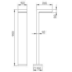 Albert 2087 LED Pollerleuchte