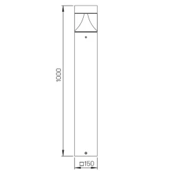 Albert 3075 LED Pollerleuchte