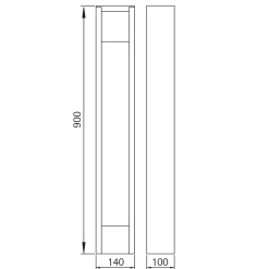 Albert 2252 LED Pollerleuchte