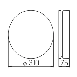 Albert 6309 LED Wand- / Deckenleuchte C, Ø: 31 cm