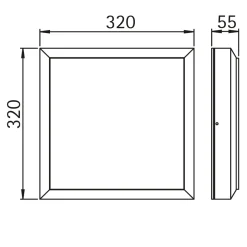 Albert 6562 LED Wand- / Deckenleuchte