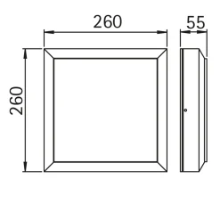 Albert 6561 LED Wand- / Deckenleuchte