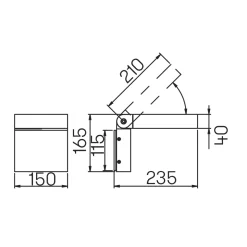 Albert 0111 LED Wandleuchte