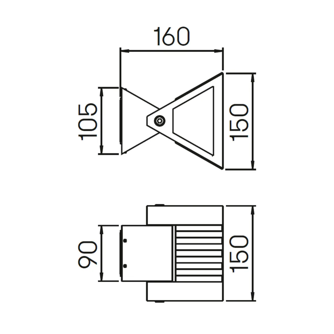 Albert 2410 LED Wandstrahler