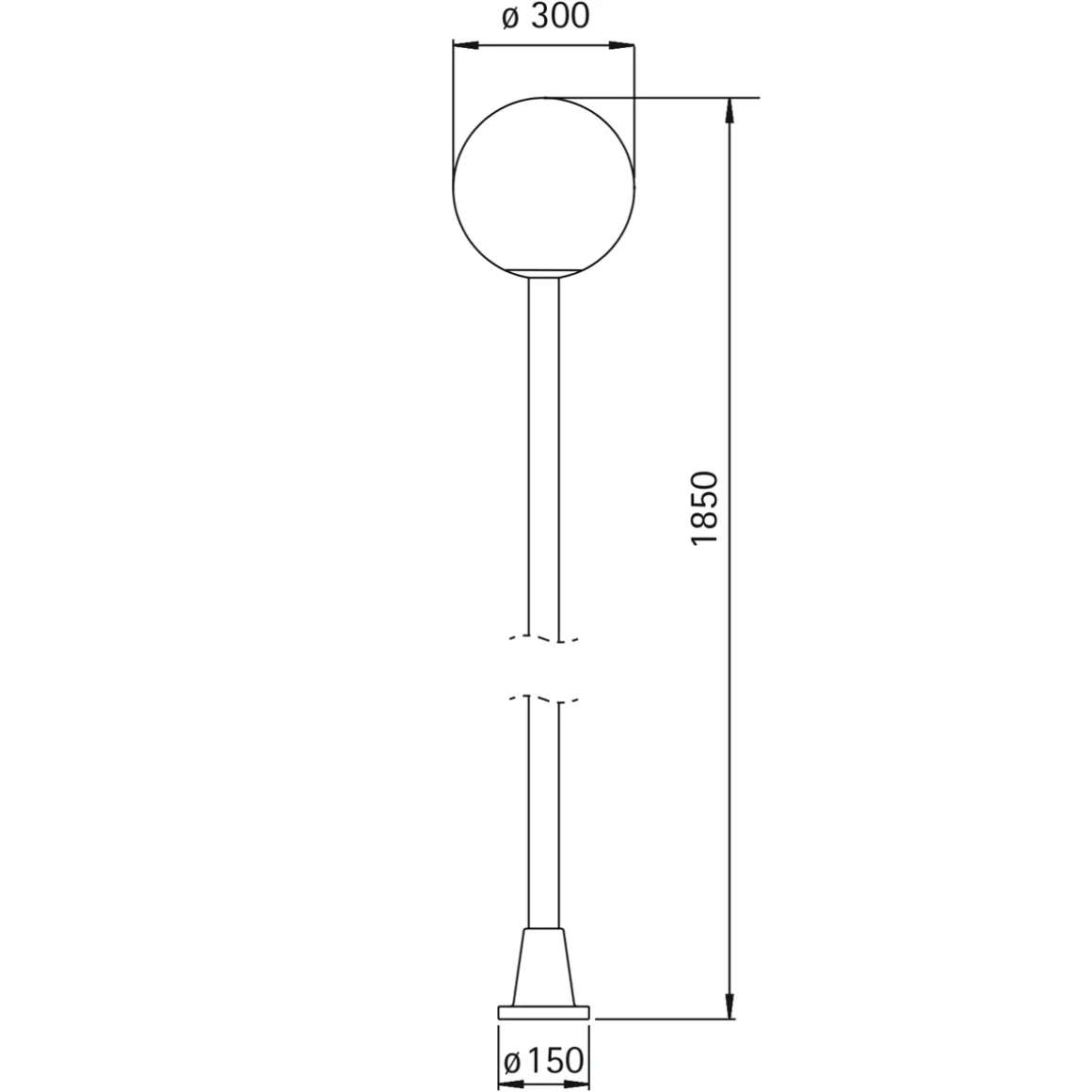 Albert 2054 Mastleuchte